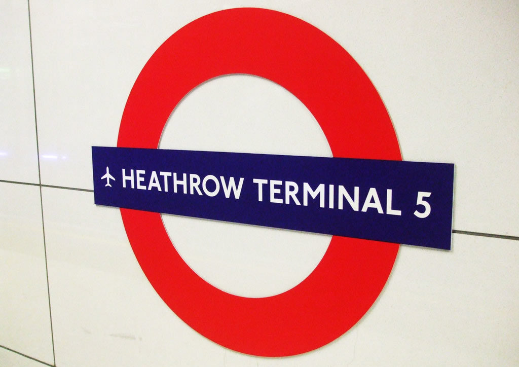 Aéroport Londres Heathrow Station Métro