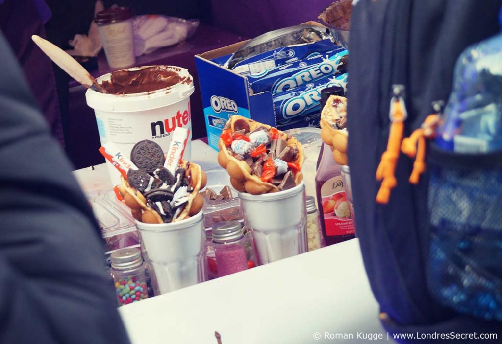 Camden Town Londres Inverness Street Market Bubble Wafels