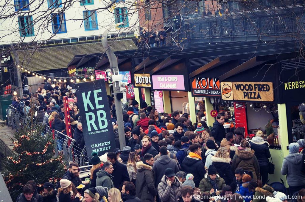 Camden Town Londres KERB Street Food Market Marché