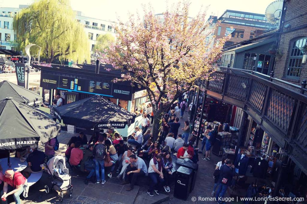 Camden Town Londres KERB Street Food Market Marché