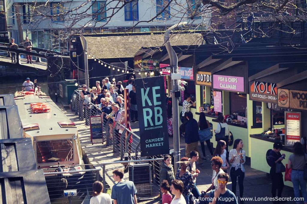 Camden Town Londres KERB Street Food Market Marché