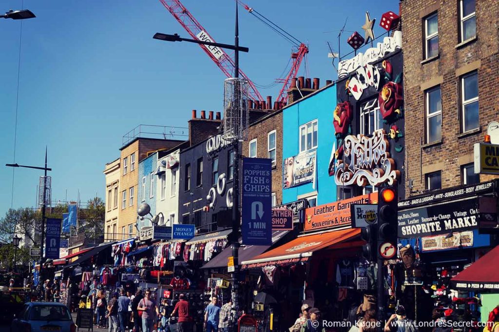 Camden Town Londres Rue Principale Camden High Street Boutiques