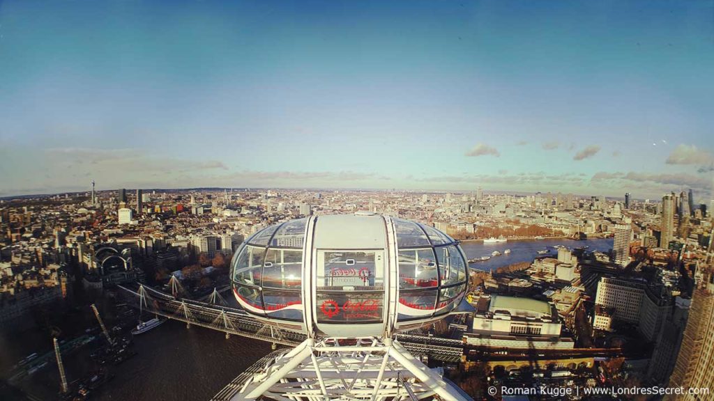 London Eye Grande Roue Londres Vue Cabine