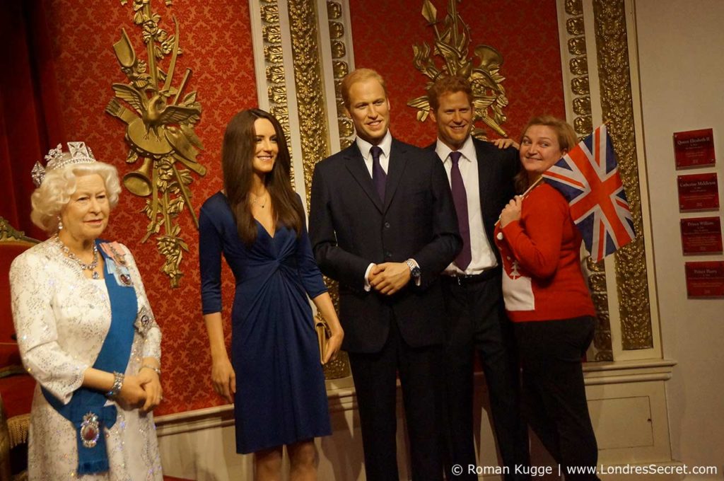 Madame Tussauds Londres Famille Royale