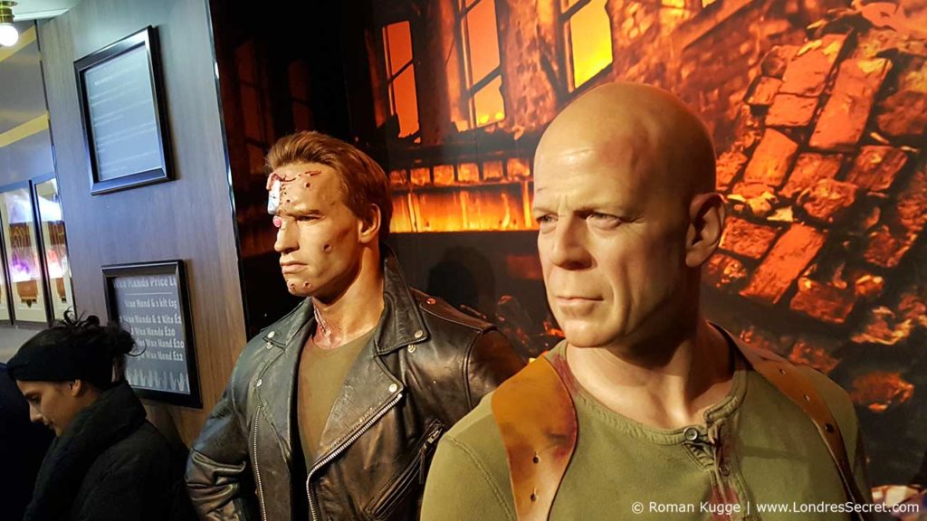 Madame Tussauds Londres Schwarzenegger Bruce Willis