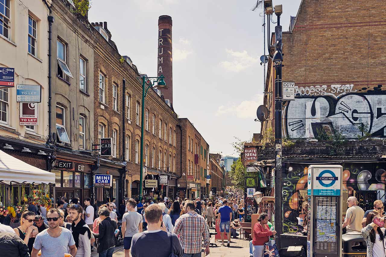 Marché Brick Lane Market Londres