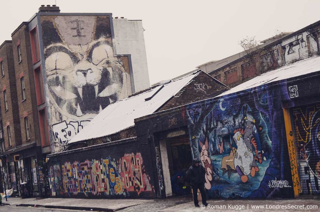 Marché Brick Lane Market Londres Street Art Graffiti