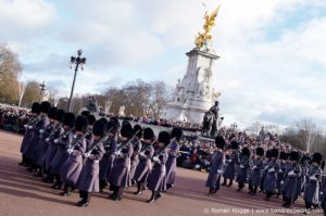 Releve de la garde Buckingham Palace Londres