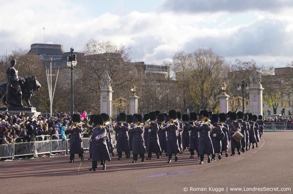 Releve de la garde Buckingham Palace Londres