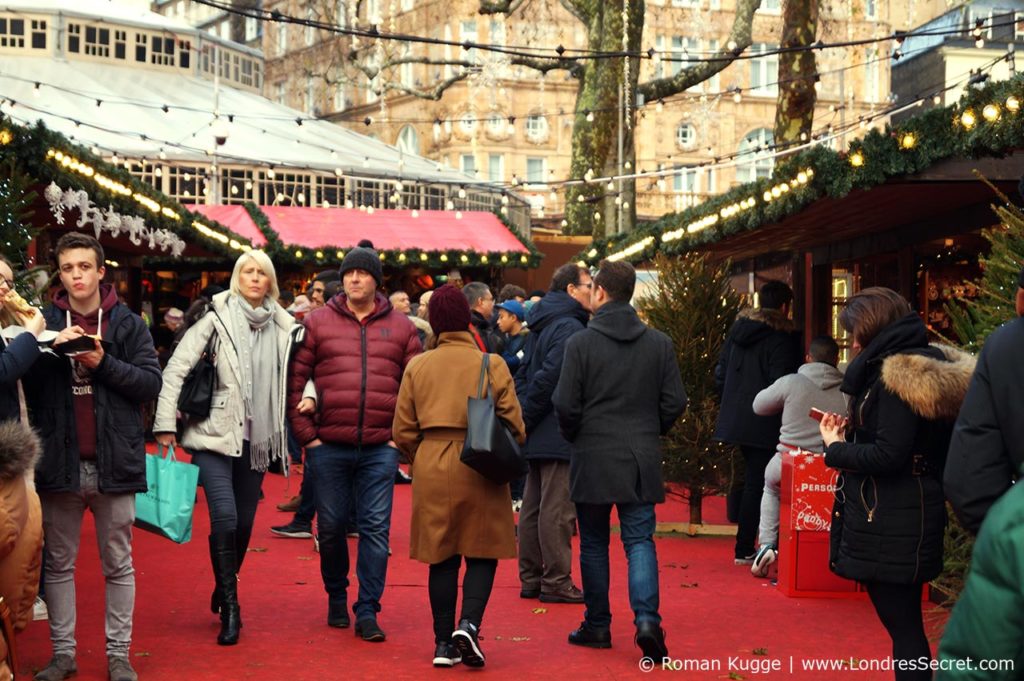 Leicester Square Londres Marche de Noel