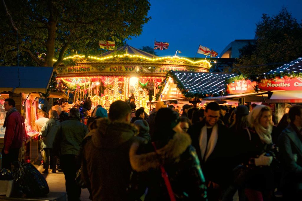 Marche de Noel Londres South Bank Centre Winter Fest