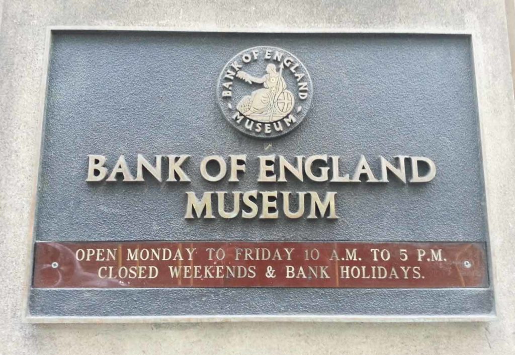 Bank of England Museum Londres