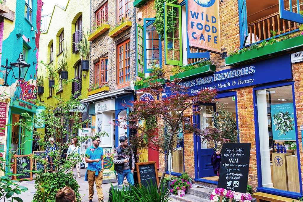 Neal’s Yard un havre de paix au centre de Londres