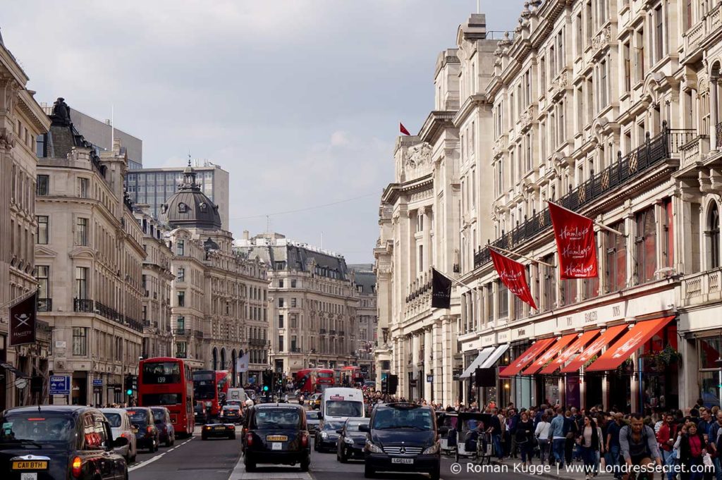 Oxford et Regent Street Londres