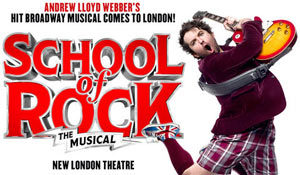 School of Rock comédie musicale Londres