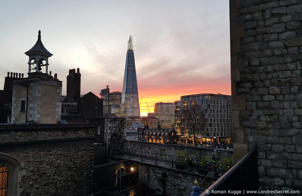 Tour de Londres Coucher du soleil