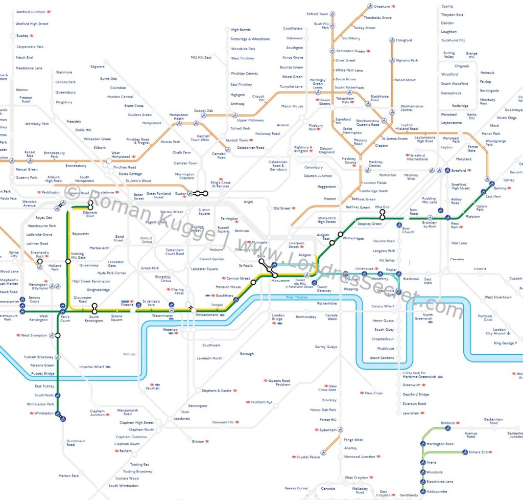 Métro Londres Paques 2019