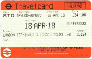 Travelcard Londres