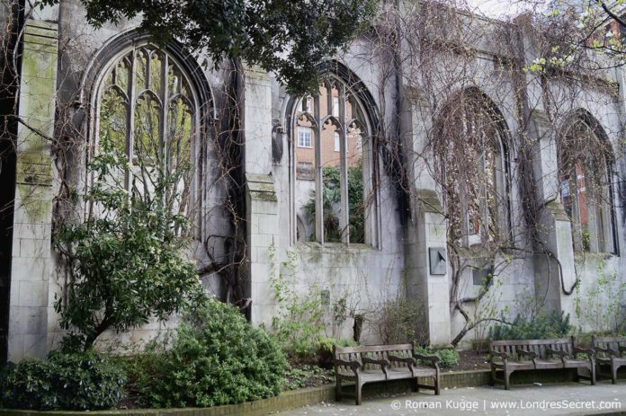 Saint Dunstan in the East église ruine à Londres