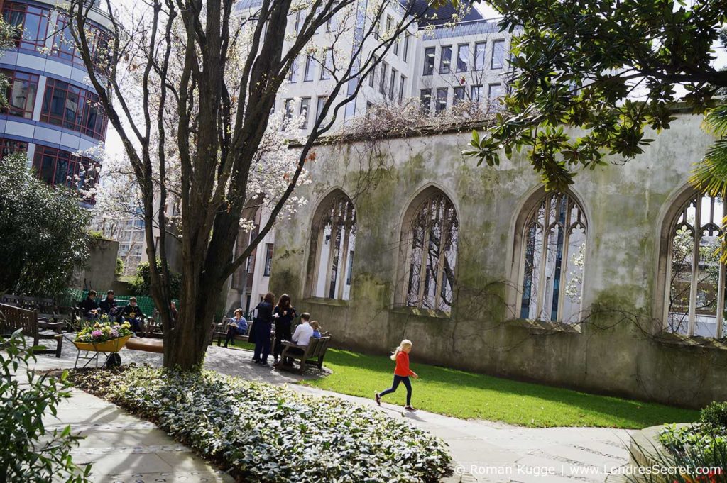 Saint Dunstan in the East église ruine à Londres