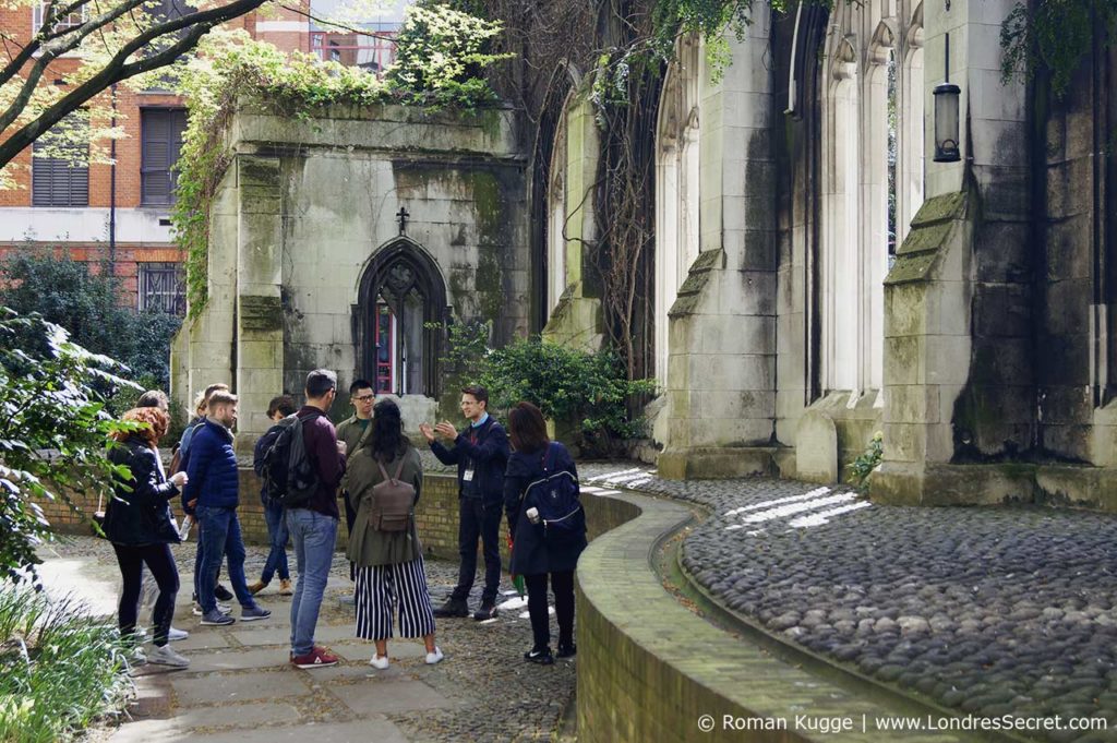 Saint Dunstan in the East église ruine à Londres