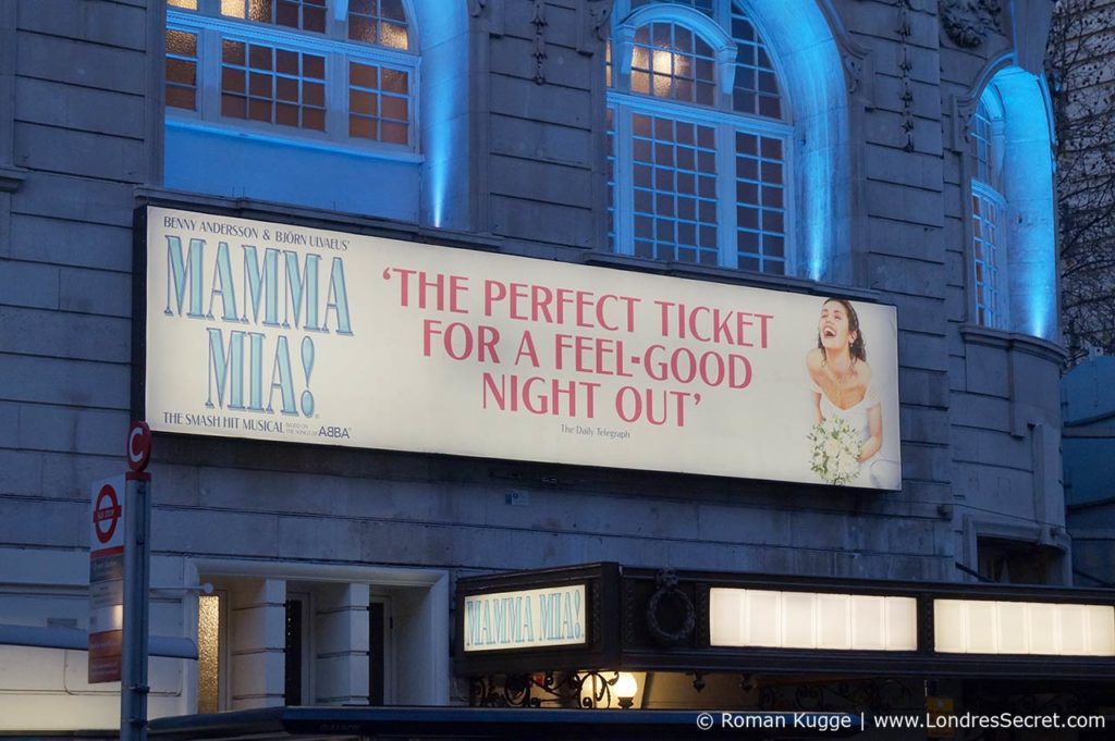 ABBA Mamma Mia à Londres