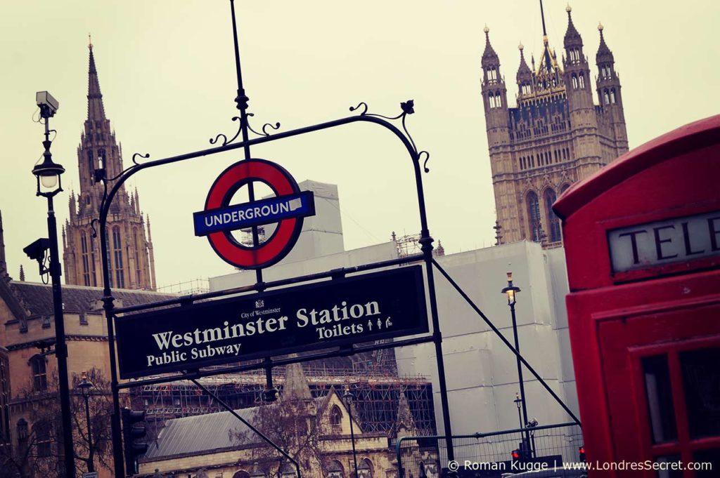 Metro Westminster Londres