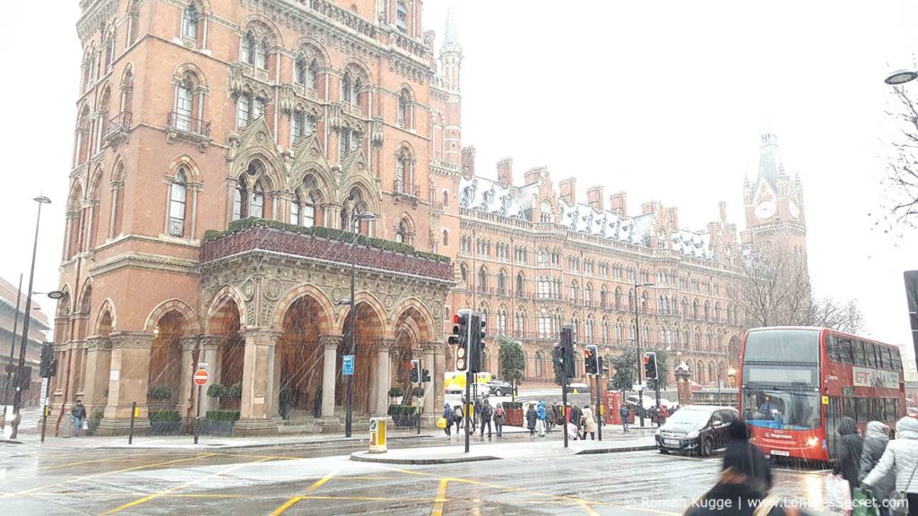 St Pancras Renaissance Hotel Londres Neige