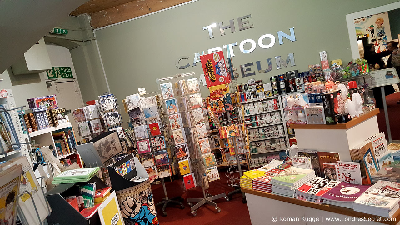 Visiter le « Cartoon Museum », musée de la BD à Londres | LondresSecret.com
