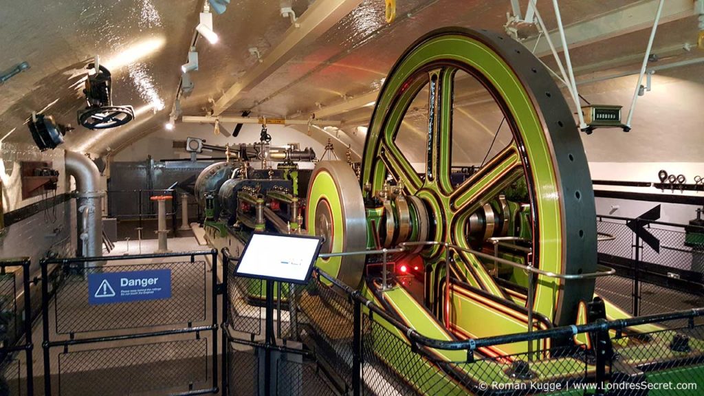 Salle des machines Tower Bridge Londres