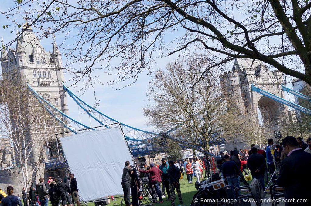 Tournage Tower Bridge Londres