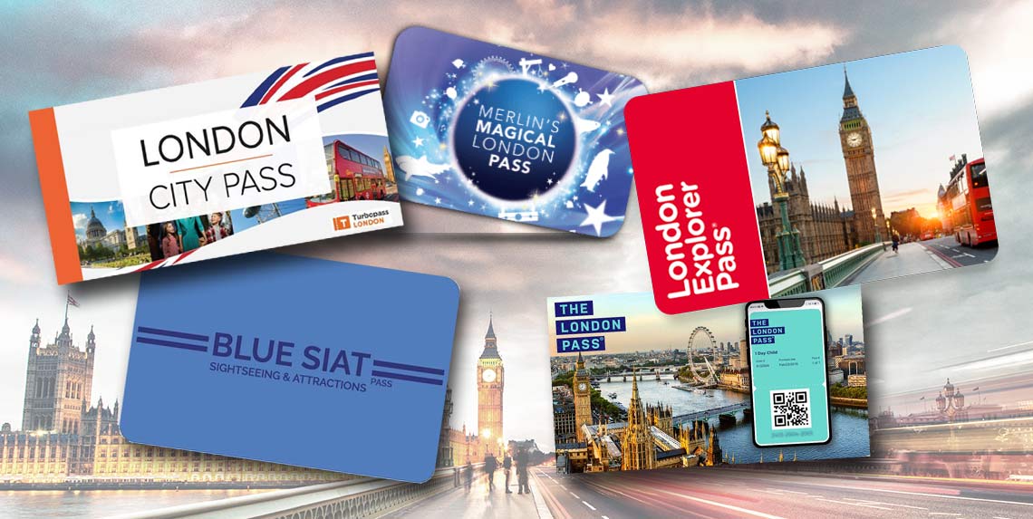 Comparatif pass touristiques pour Londres