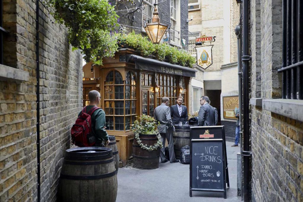 Ye Old Mitre Tavern Londres Pub