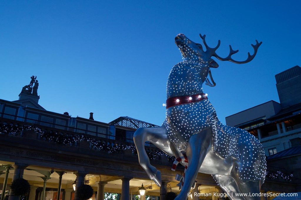 Covent Garden Londres Noël Renne