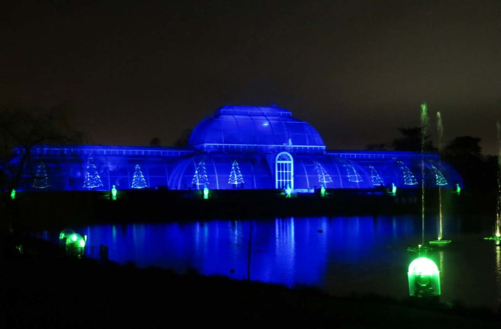 Kew Gardens Londres à Noël Christmas at Kews