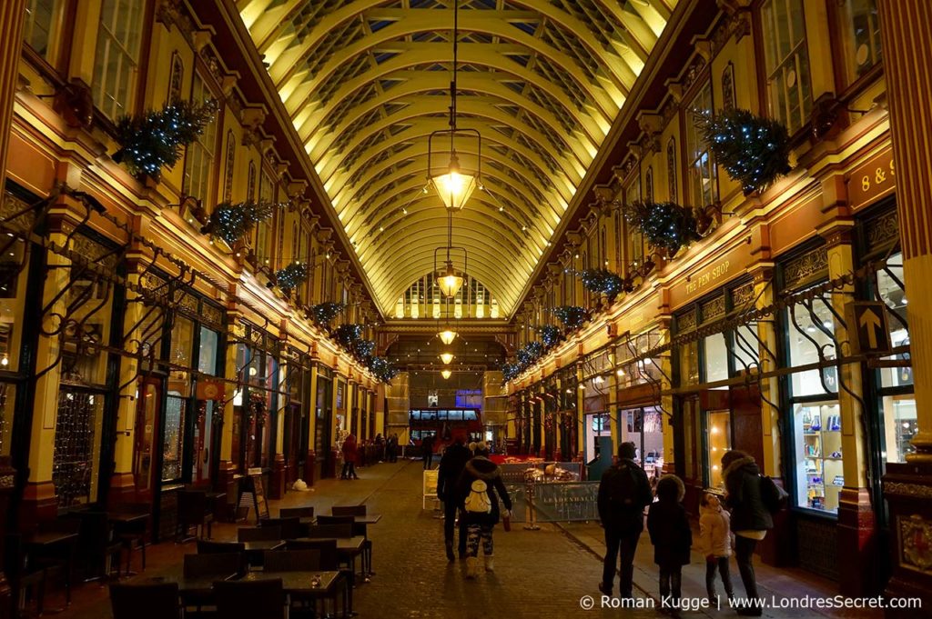 Leadenhall Market Londres à Noël