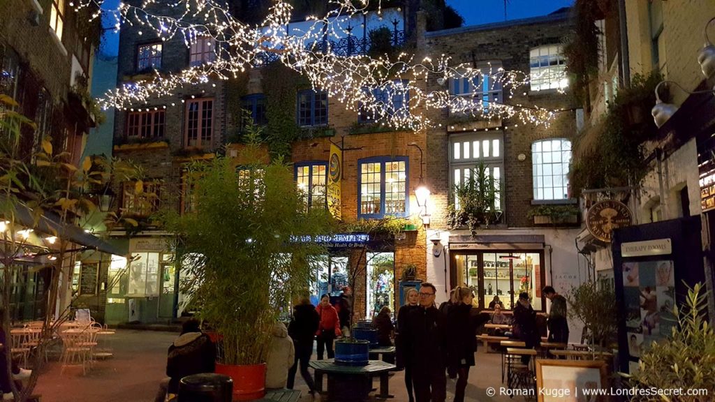 Neal's Yard illuminations de Noël