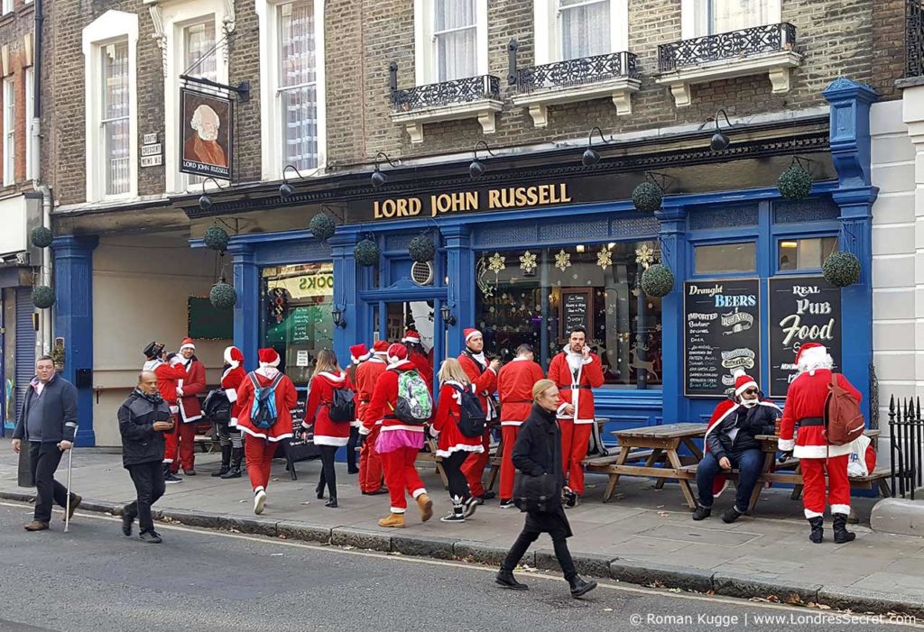 Santa Con Santa Run Père Noel à Londres