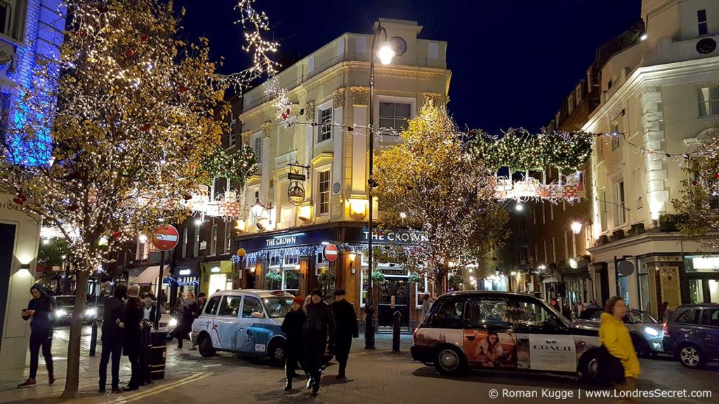  Illuminations des Seven Dials à Londres à Noël