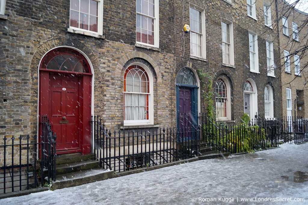 Londres sous la neige