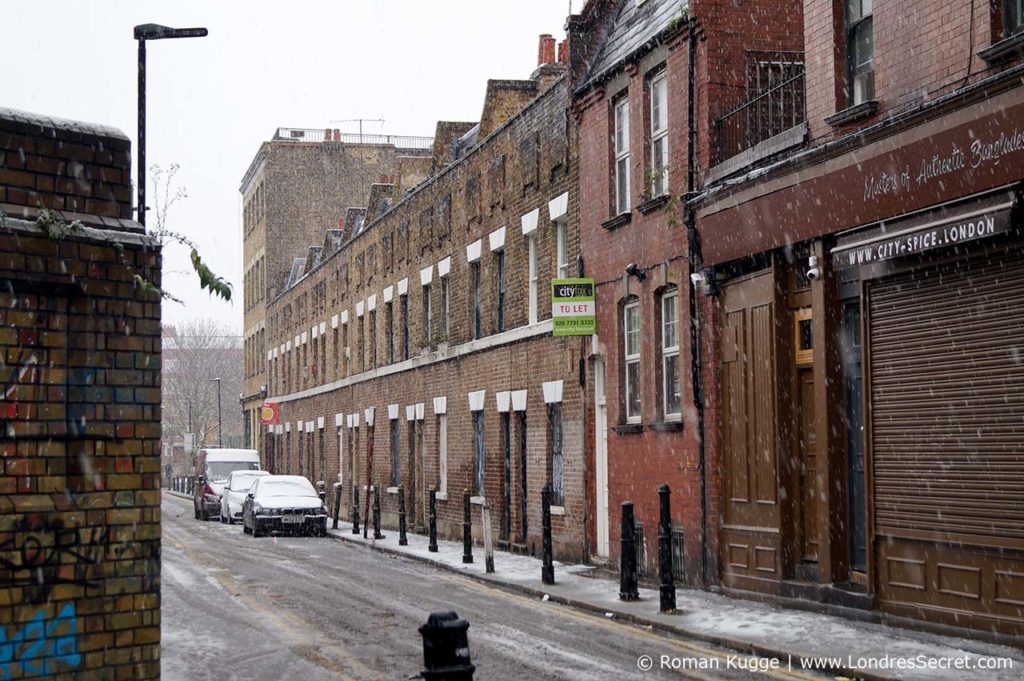 Londres sous la neige