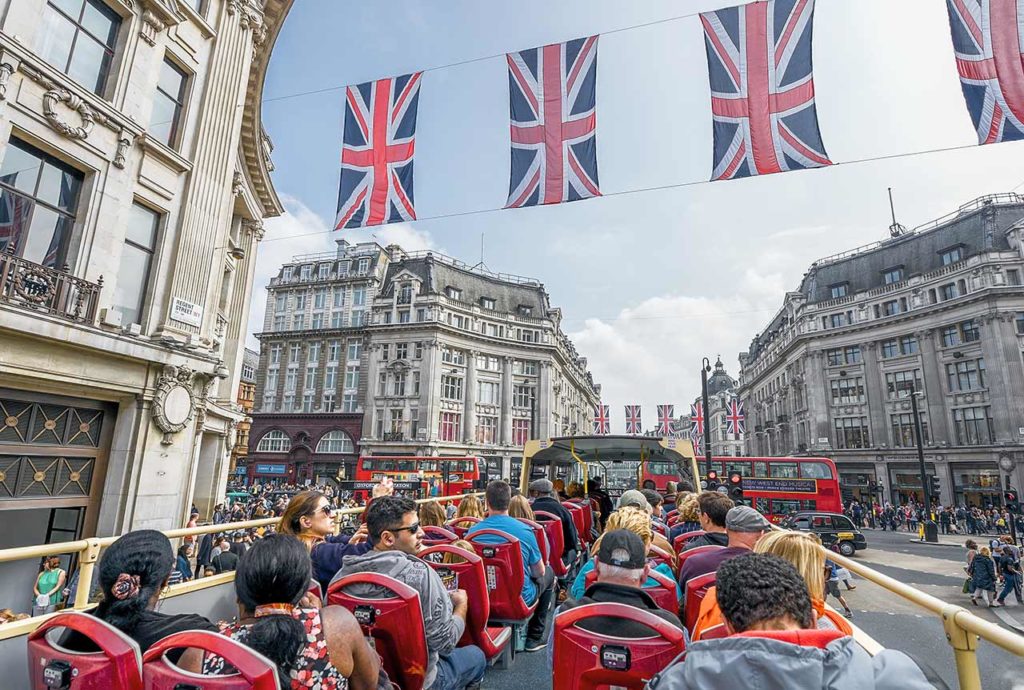 Bus touristique Londres