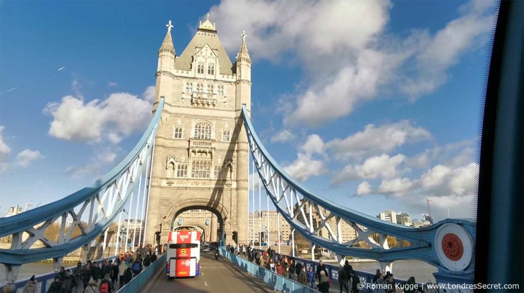 Tower Bridge en bus